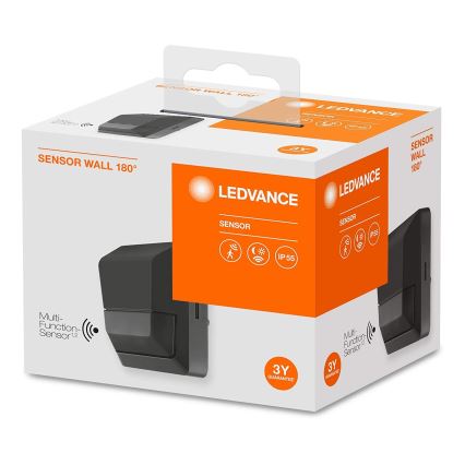Ledvance - Sensor de movimento por infravermelhos para exterior 230V IP55 antracite