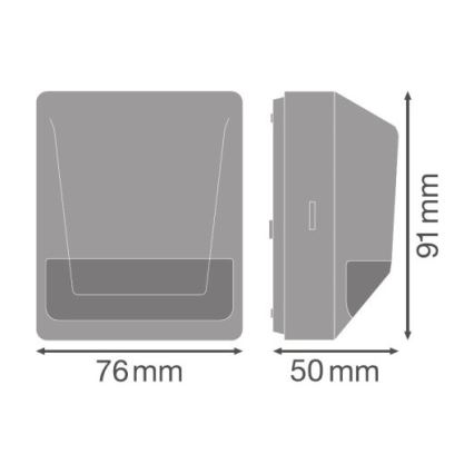 Ledvance - Sensor de movimento por infravermelhos para exterior 230V IP55 antracite