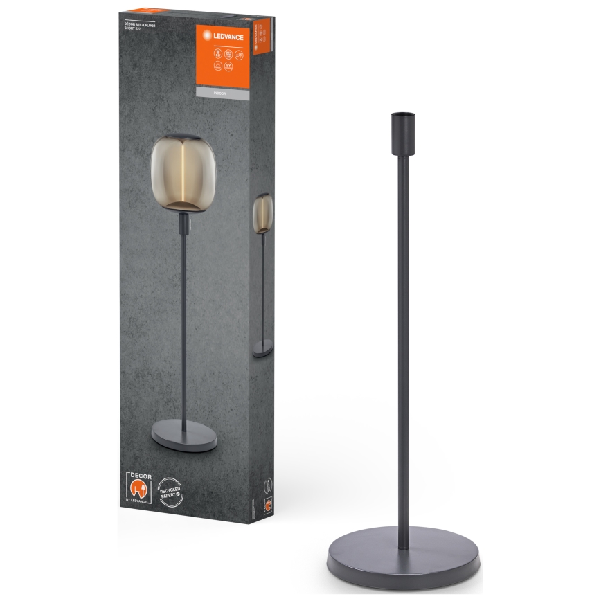Ledvance - Suporte de candeeiro DECOR STICK 1xE27/40W/230V antracite