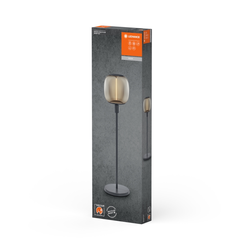 Ledvance - Suporte de candeeiro DECOR STICK 1xE27/40W/230V antracite