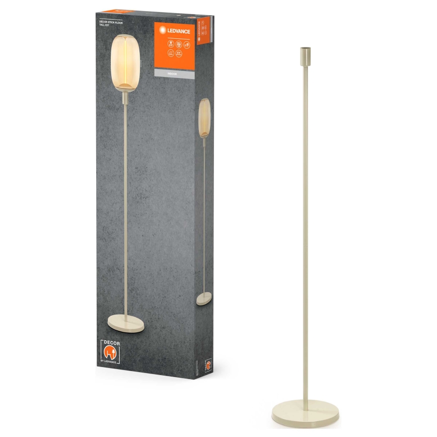 Ledvance - Suporte de candeeiro DECOR STICK 1xE27/40W/230V bege