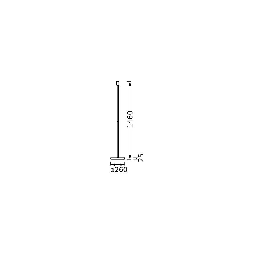 Ledvance - Suporte de candeeiro DECOR STICK 1xE27/40W/230V bege