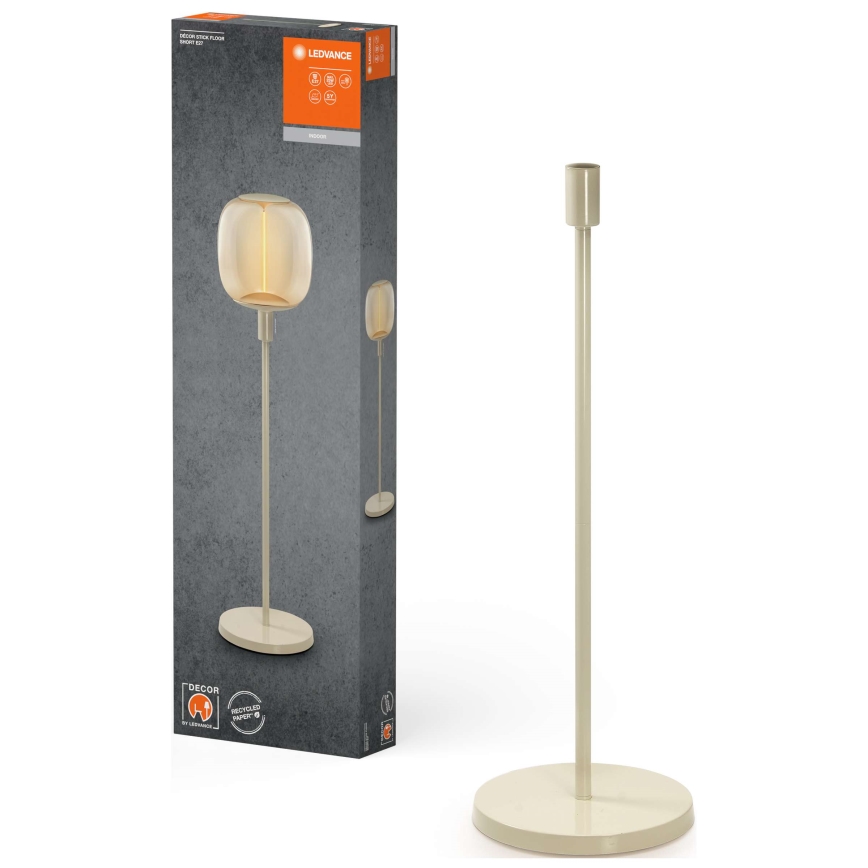 Ledvance - Suporte de candeeiro DECOR STICK 1xE27/40W/230V bege