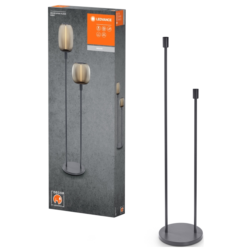 Ledvance - Suporte de candeeiro DECOR STICK 2xE27/40W/230V antracite