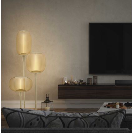 Ledvance - Suporte de candeeiro DECOR STICK 3xE27/40W/230V bege