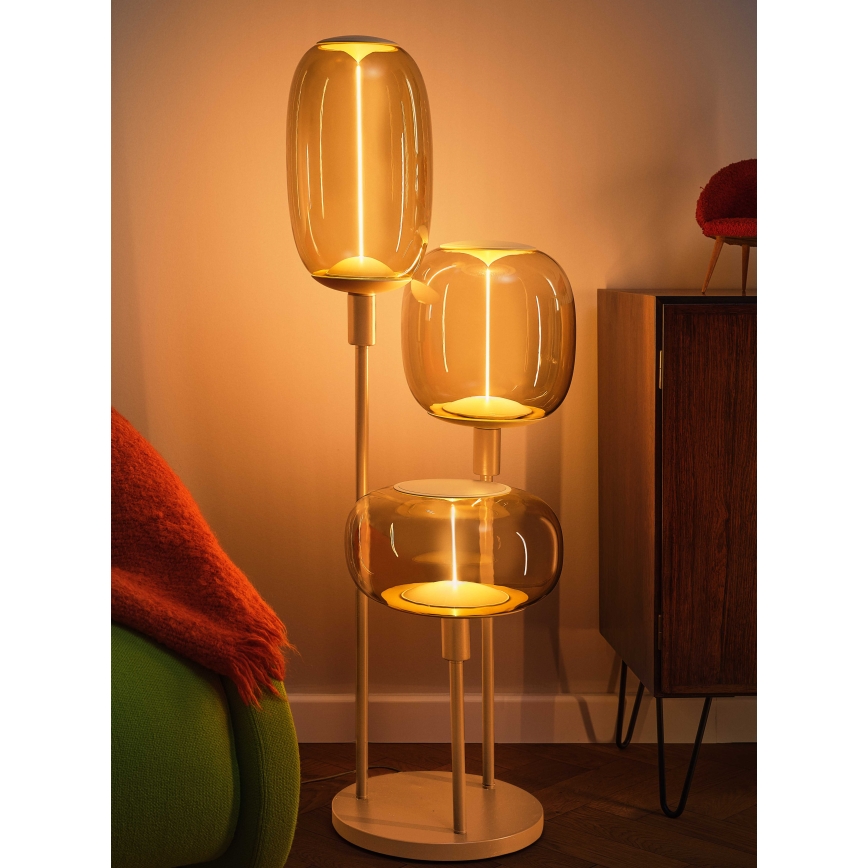 Ledvance - Suporte de candeeiro DECOR STICK 3xE27/40W/230V bege