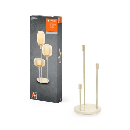 Ledvance - Suporte de candeeiro DECOR STICK 3xE27/40W/230V bege