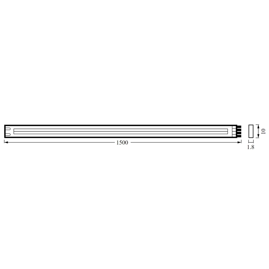Ledvance - Tira LED com regulação FLEX COB 1,5m LED/13W/230V 2700-6500K + controlo remoto