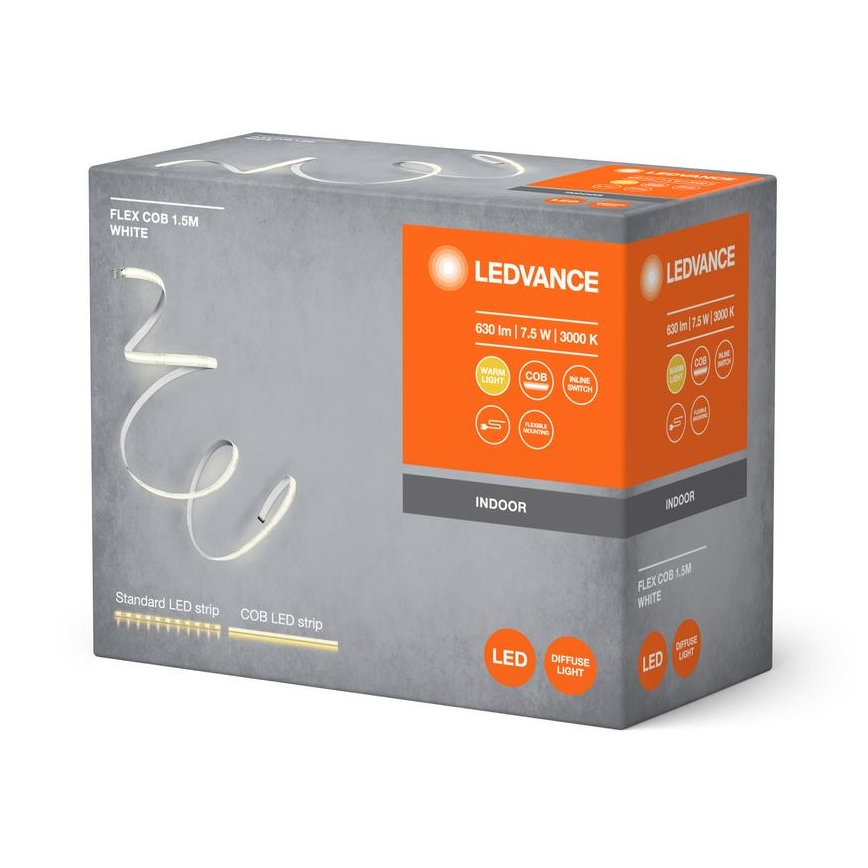 Ledvance - Tira LED FLEX COB 1,5m LED/7,5W/230V