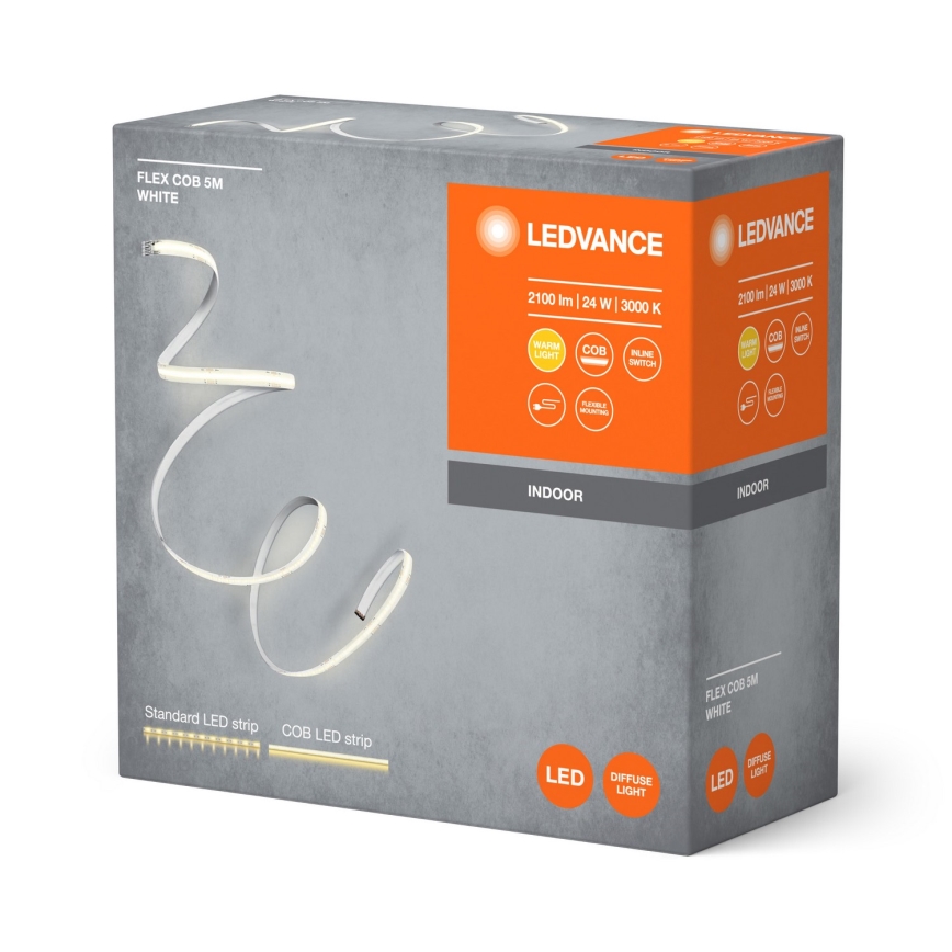 Ledvance - Tira LED FLEX COB 5m LED/24W/230V
