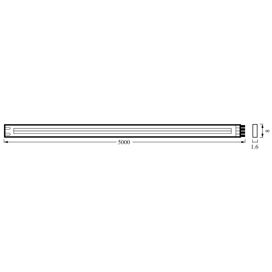 Ledvance - Tira LED FLEX COB 5m LED/24W/230V