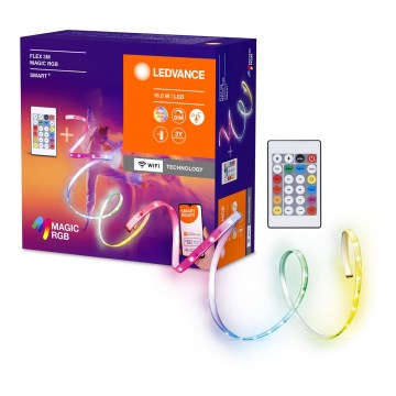 Ledvance- Tira LED RGB com regulação SMART+ MAGIC FLEX 3m LED/15,5W/230V Wi-Fi + comando