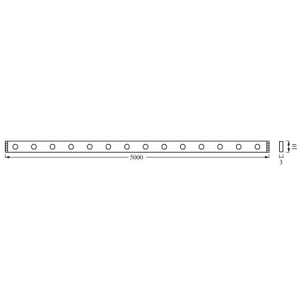 Ledvance - Tira LED RGB com regulação SMART+ MAGIC FLEX 5m LED/24W/230V Wi-Fi + comando