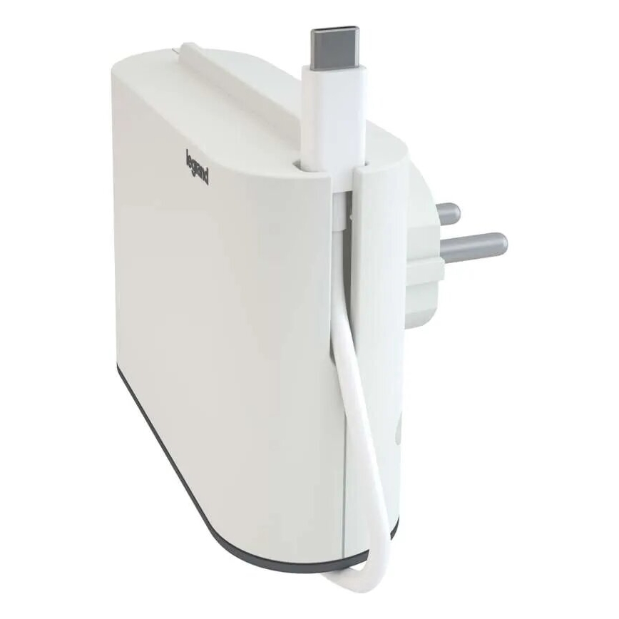 Legrand 049401 - Divisor de tomadas 2Z Tipo C + USB-A + USB-C branco
