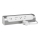 Legrand 049406 - Cabo de extensão 3Z Tipo E + USB-A + USB-C 1m prateado/branco