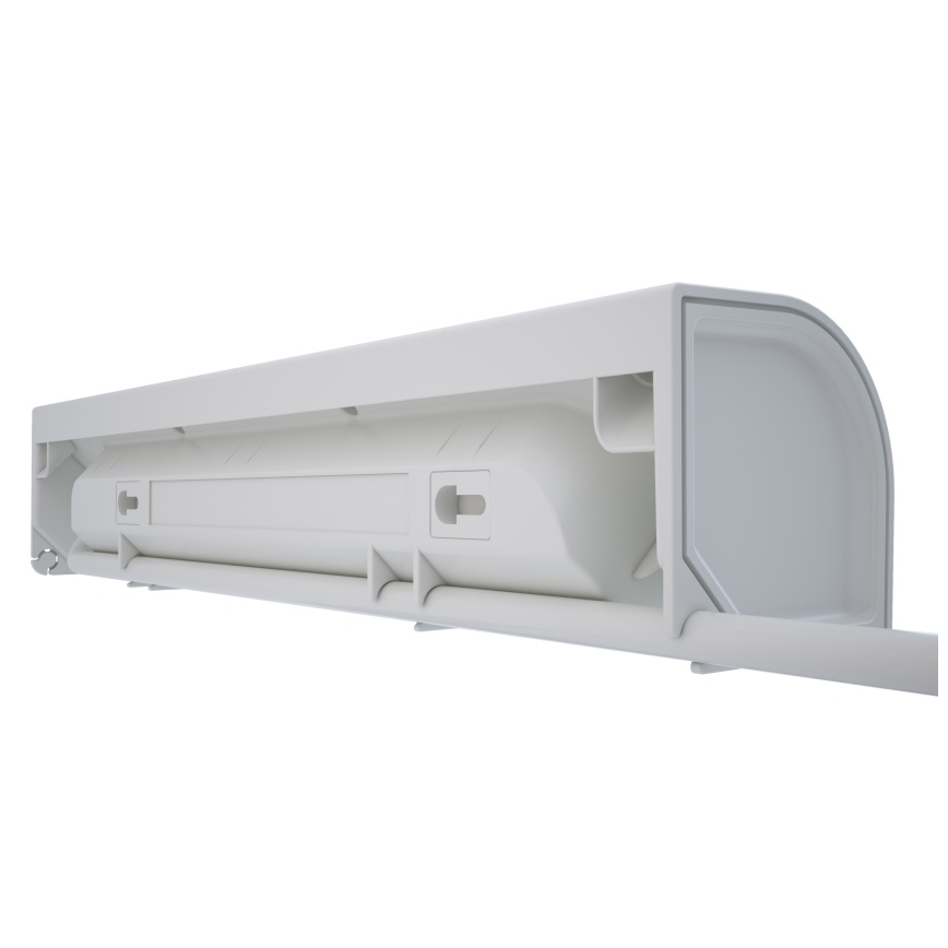 Legrand 049406 - Cabo de extensão 3Z Tipo E + USB-A + USB-C 1m prateado/branco