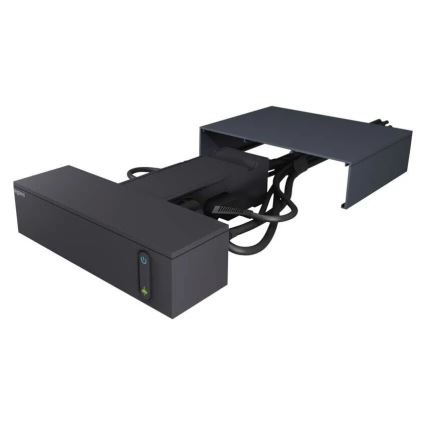 Legrand 049430 - HUB multimédia com interruptor 4Z Tipo E + 4Z Tipo C 2m preto