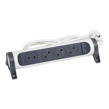 Legrand 049459 - Cabo de extensão com interruptor 4Z Tipo E 3m