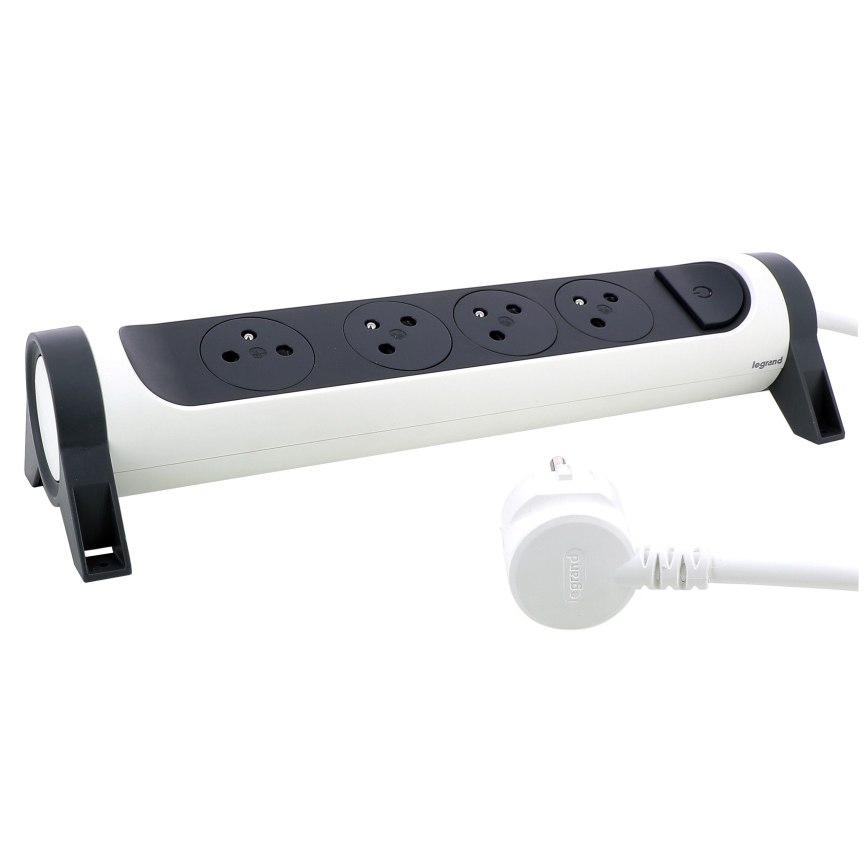 Legrand 049459 - Cabo de extensão com interruptor 4Z Tipo E 3m