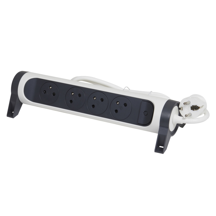 Legrand 049459 - Cabo de extensão com interruptor 4Z Tipo E 3m