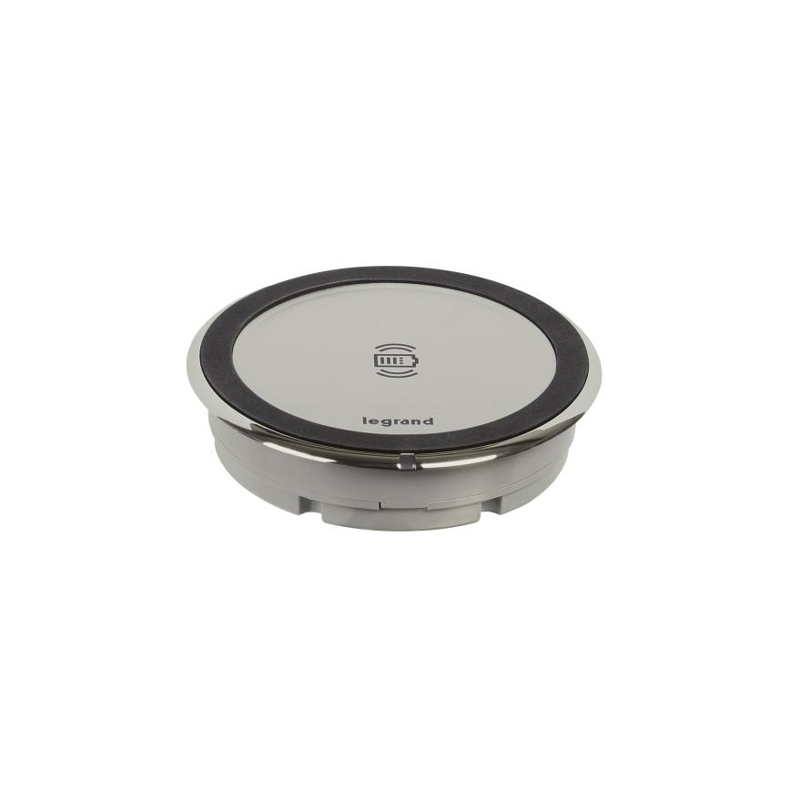 Legrand 077640L - Carregador sem fios para topo de mesa 15W IP44
