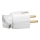 Legrand 50172 - Garfo giratório 2P+T 230V/16A branco