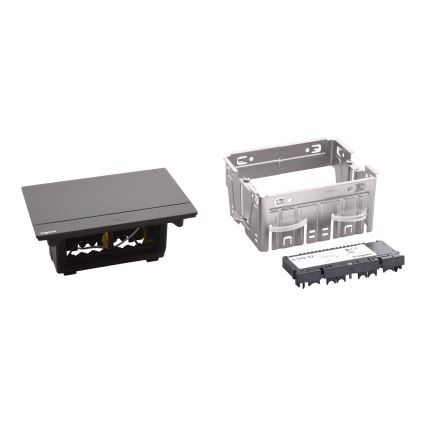 Legrand 654802 - Armação para tomada para tampo de mesa POP-UP 4M preto