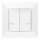Legrand 752187- Interruptor inteligente sem fios de 2 botões VALENA 1xCR2032 Wi-Fi IP40