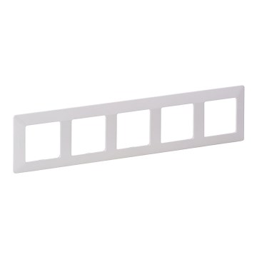 Legrand 754005 - Moldura para interruptores VALENA LIFE 5P branco