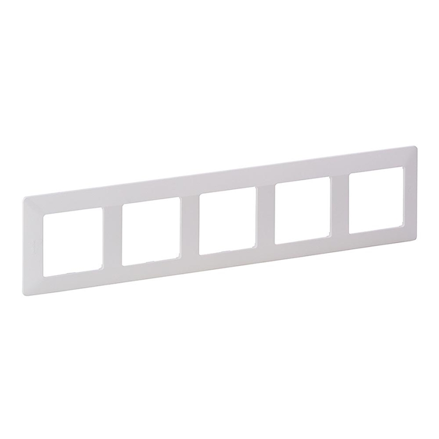 Legrand 754005 - Moldura para interruptores VALENA LIFE 5P branco