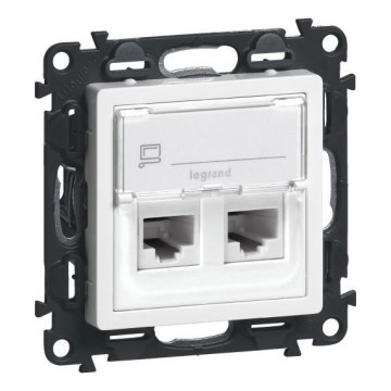 Legrand 75C5UB2 - Tomada de dados VALENA LIFE 1xRJ45 classe 5E UTP branco
