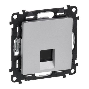 Legrand 75C5UH1 - Tomada de dados VALENA LIFE 1xRJ45 classe 5E alumínio UTP