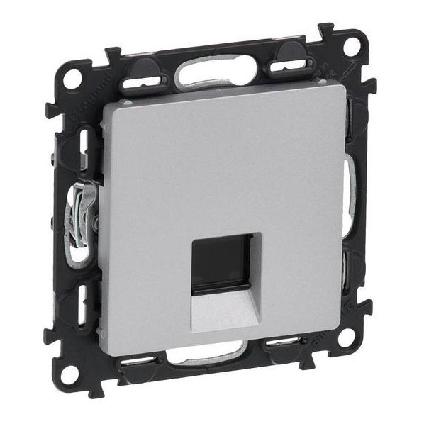 Legrand 75C5UH1 - Tomada de dados VALENA LIFE 1xRJ45 classe 5E alumínio UTP
