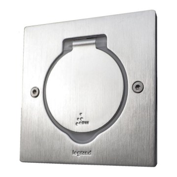 Legrand 89700 - Moldura para ficha de chão PLATINUM 2M IP44 inoxidável