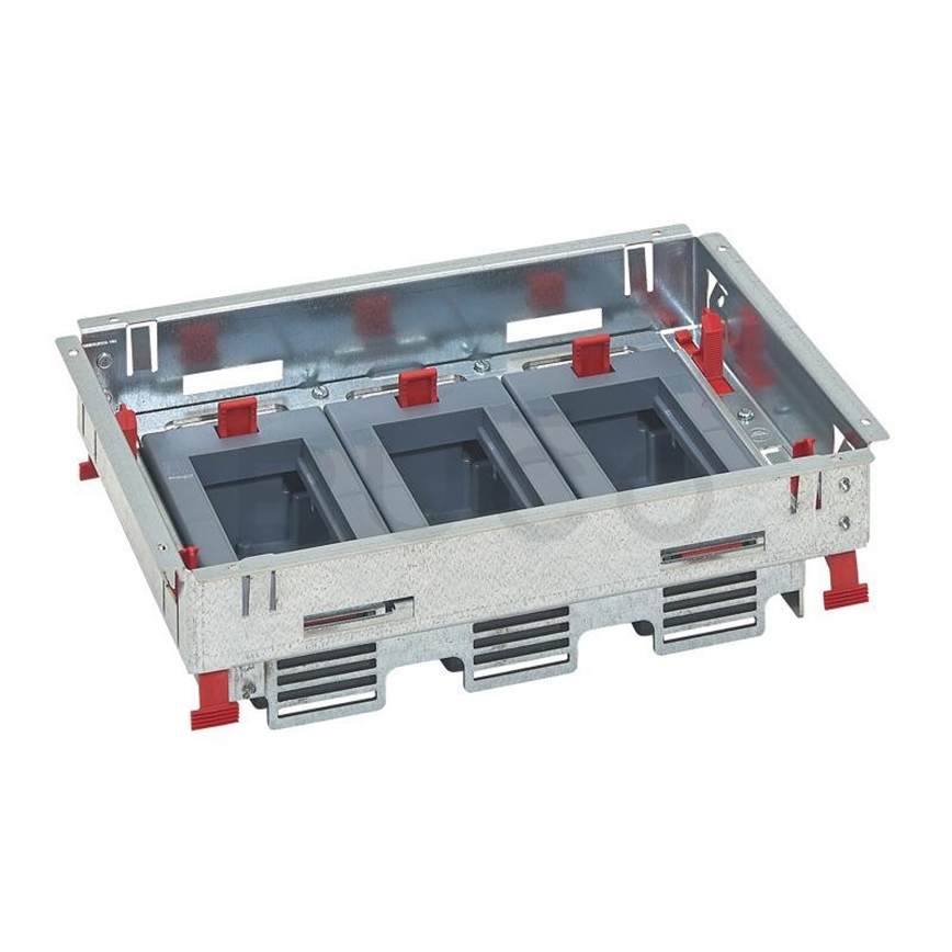 LEGRAND - Caixa de pavimento para betão 12 módulos (6 dispositivos 45x45)
