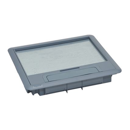 LEGRAND - Caixa de pavimento para pisos duplos 18 módulos (9 dispositivos 45x45)