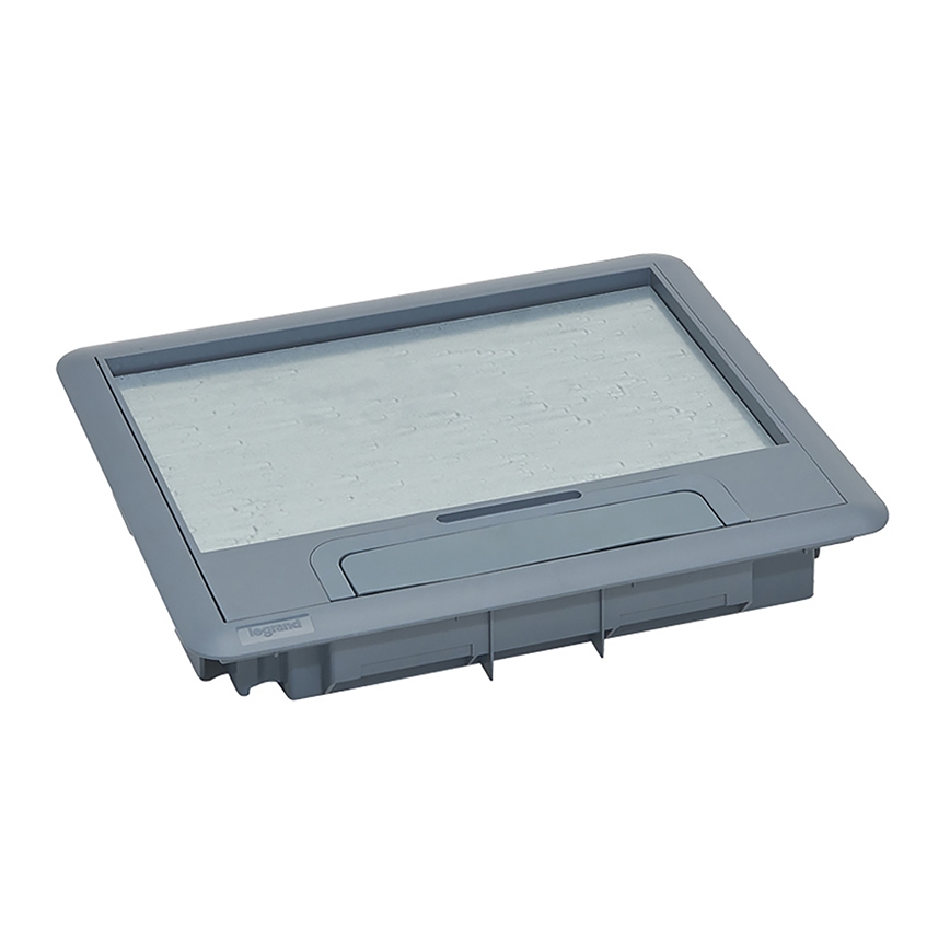 LEGRAND - Caixa de pavimento para pisos duplos 18 módulos (9 dispositivos 45x45)