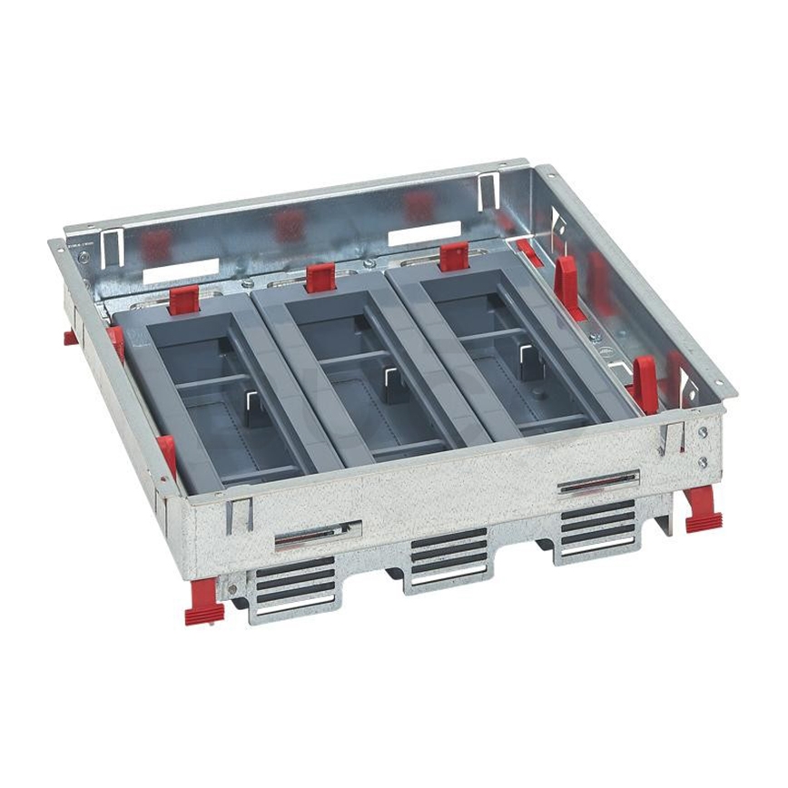 LEGRAND - Caixa de pavimento para pisos duplos 24 módulos (12 dispositivos 45x45)