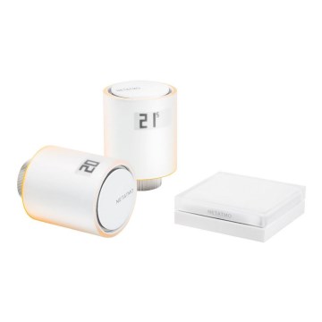 Legrand NVP-PRO - CONJUNTO 2x Cabeça termostática inteligente + porta 3V Wi-Fi