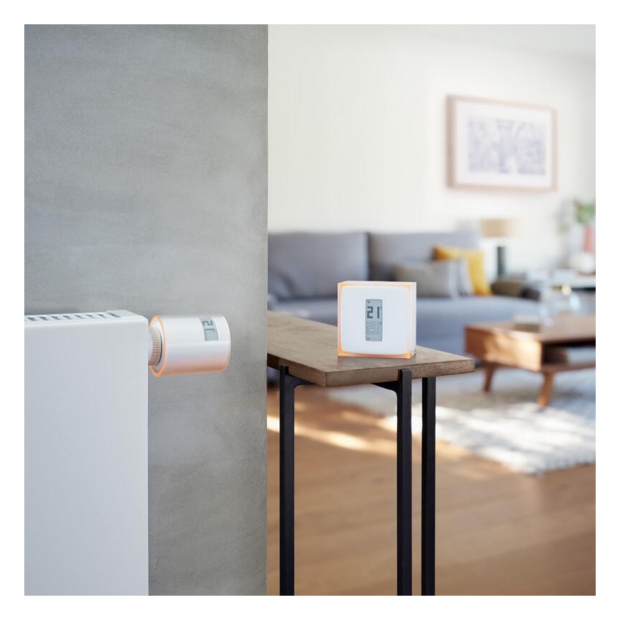 Legrand NVP-PRO - CONJUNTO 2x Cabeça termostática inteligente + porta 3V Wi-Fi