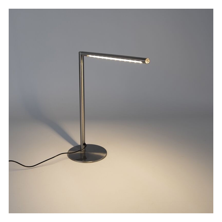 Leuchten Direkt 11011-55 - Candeeiro de mesa LED com regulação DAWDA LED/4,8W/230V