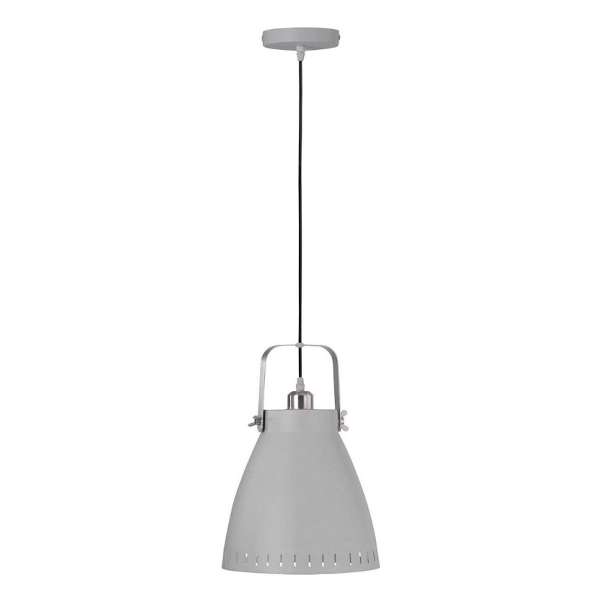 Leuchten Direkt 11059-15 - Candeeiro suspenso EVA 1xE27/60W/230V diâmetro 21,5 cm cinzento