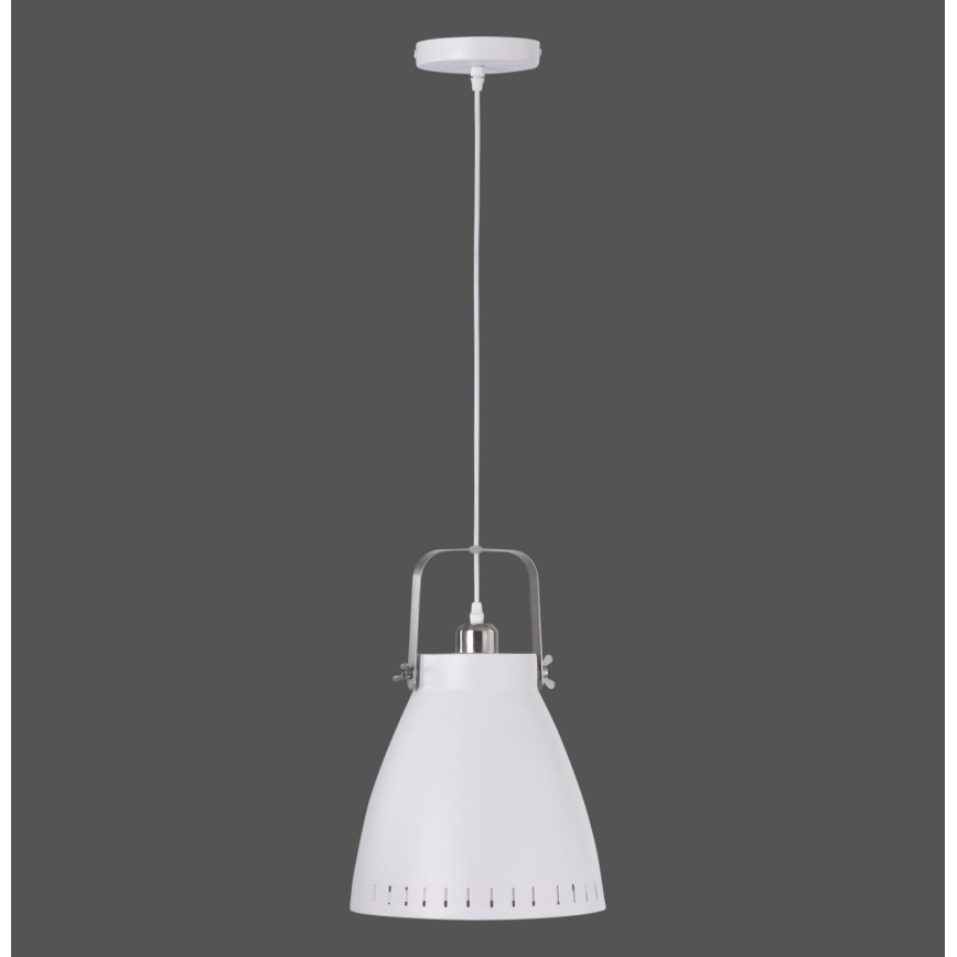 Leuchten Direkt 11059-16 - Candeeiro suspenso EVA 1xE27/60W/230V diâmetro 21,5 cm branco