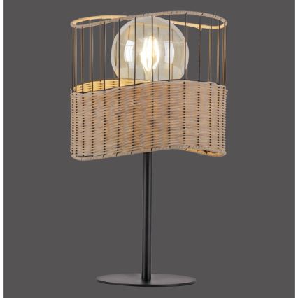 Leuchten Direkt 11150-79 - Candeeiro de mesa REED 1xE27/60W/230V
