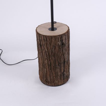 Leuchten Direkt 11234-79 - Candeeiro de chão BARK 1xE27/40W/230V madeira