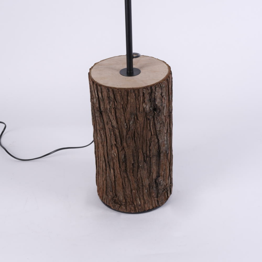 Leuchten Direkt 11234-79 - Candeeiro de chão BARK 1xE27/40W/230V madeira