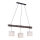 Leuchten Direkt 11238-79 - Candelabro suspenso BARK 3xE27/40W/230V madeira