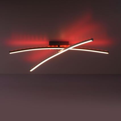 Leuchten Direkt 11255-55 - Candelabro montado à superfície LED RGB com regulação ALINA 2xLED/8,1W/230V 2700-5000K + controlo remoto