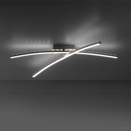 Leuchten Direkt 11255-55 - Candelabro montado à superfície LED RGB com regulação ALINA 2xLED/8,1W/230V 2700-5000K + controlo remoto