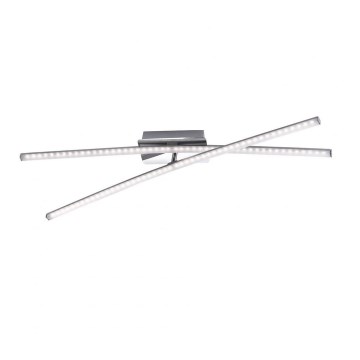 Leuchten Direkt 11272-55 - Candelabro montado à superfície LED SIMON 2xLED/8W/230V mate cromado